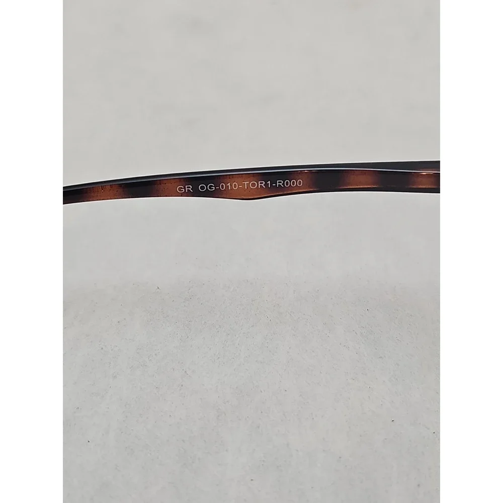 EUC Gamma Ray Optics OG-010-TOR1 Tortoise Slim Vintage Blue Light Glasses
